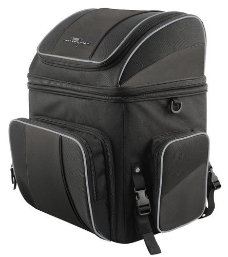 Nelson-Rigg Destination Backrest Rack Bag Black (NR-230)