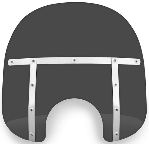 Memphis Shades 15" Fats Dark Smoke Windshield w/7" Cutout (MEM31210)