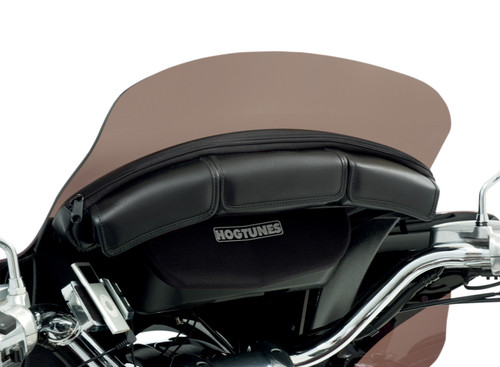 Memphis Shades Big Zipper Black Pouch for '96 -'13 FLH Fairing (MEM0941)
