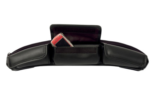 Memphis Shades Big Zipper Black Pouch for '96 -'13 FLH Fairing (MEM0941)