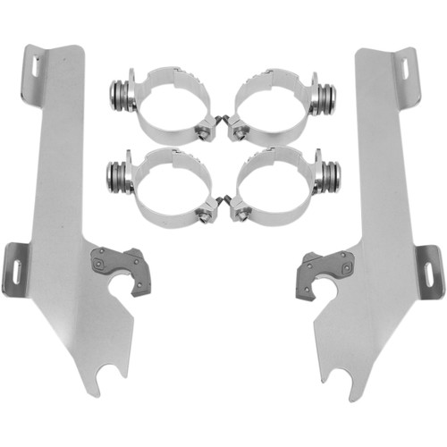 Memphis Shades Batwing Fairing Polished Trigger-Lock Mounting Kit (MEK1929)