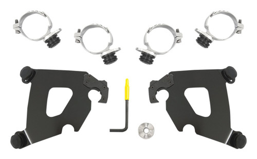 Memphis Shades Trigger-Lock Black Mount Kit for Cafe Fairings (MEB2015)
