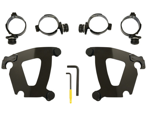 Memphis Shades Road Warrior Black Trigger-Lock Mounting Kit (MEB2050)