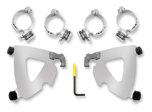 Memphis Shades Road Warrior Polished Trigger-Lock Mounting Kit (MEK2029)