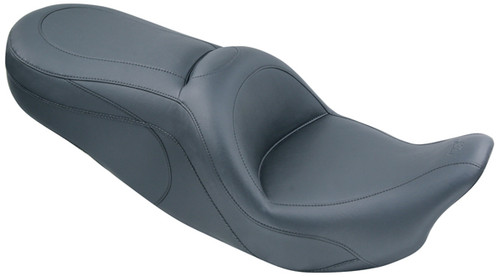 Mustang 1-Piece Sport Touring Black Motorcycle Seat (75454)
