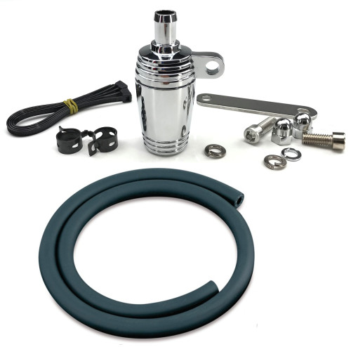 Kuryakyn Bluegrass Breather Chrome Catch Tank (9931)