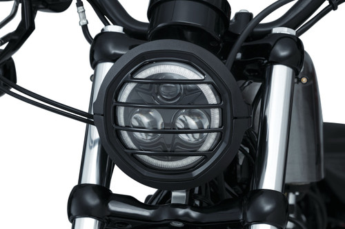 Kuryakyn 5 3/4" Dillinger Black Headlight Trim Ring (6688)