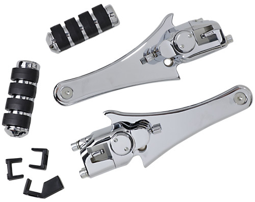 Kuryakyn Adjustable Chrome Passenger Footpeg (4353)