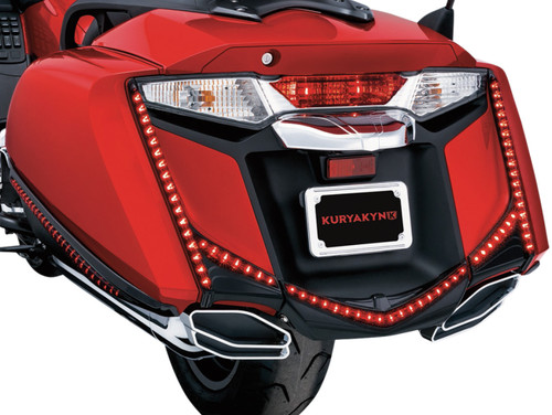 Kuryakyn Gloss Black LED Rear Fender Tip w/Smoke Lens (3248)