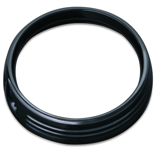 Kuryakyn 7" Black Headlight Trim Ring (6916)