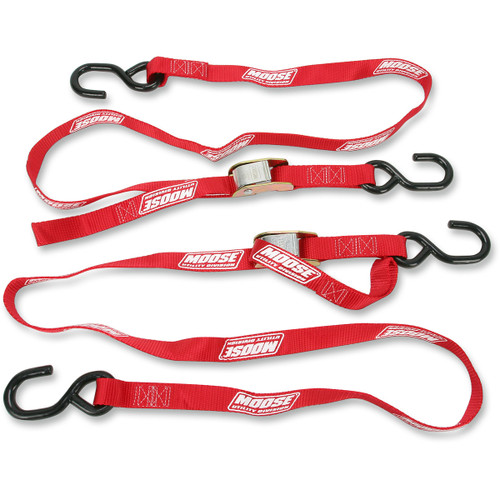 Moose Heavy Duty Tie Downs Red (3920-0295)