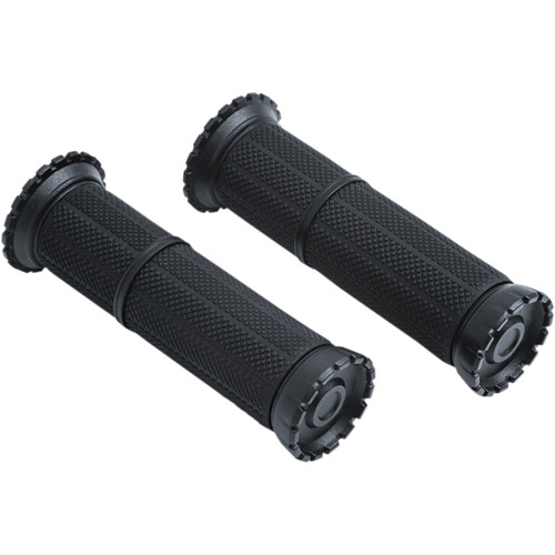 Kuryakyn 1" Riot Universal Black Handlebar Grips (3585)