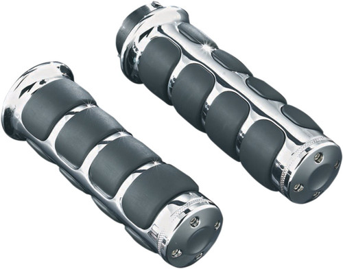 Kuryakyn ISO Chrome 7/8" Handlebar Grips (6190)
