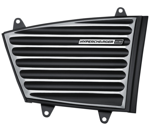 Kuryakyn Classic Faceplate for Hypercharger ES Satin Black Machined (9369)