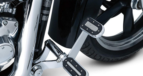 Kuryakyn Chrome Heavy Industry Rear Brake Pedal Pad (7037)