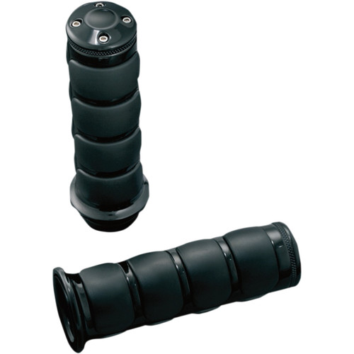 Kuryakyn ISO Black Handlebar Grips (6337)