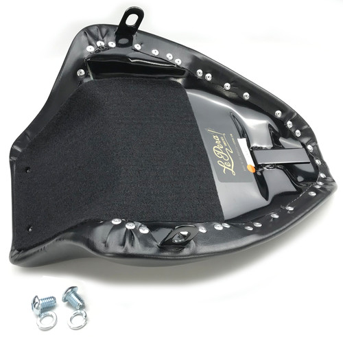 Le Pera Silhouette Basket Weave Black Solo Seat for '84-99 Softail (LN-870)