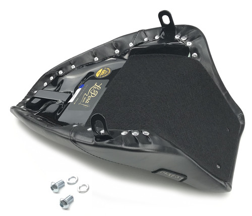 Le Pera Bare Bones Smooth Solo Seat w/Biker Gel '84-99 Harley Softail (LGN-007)
