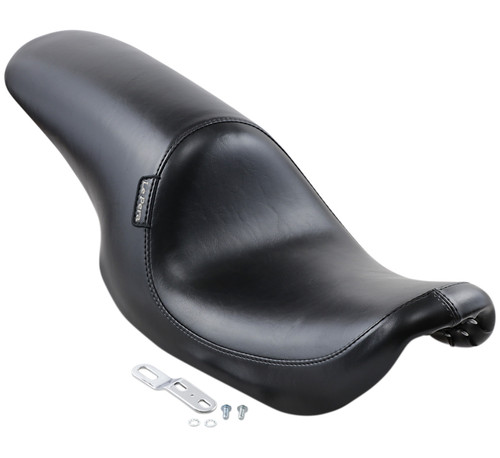 Le Pera Silhouette Smooth Up-Front Black Motorcycle Seat (LNU-861)