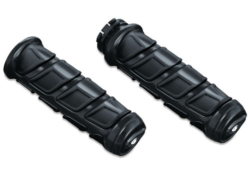 Kuryakyn Kinetic Black Handlebar Grips (6376)
