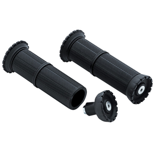 Kuryakyn Riot Black Handlebar Grips (3587)