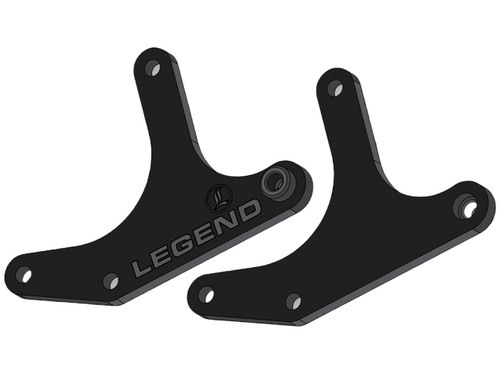 Legends Black 1.25" Rear Lift Kit for Tri-Glides (1313-0120)