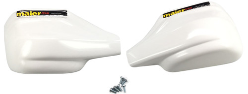 Maier Deluxe Woods Pro Add-On Full-Coverage White Plastic Handguards (595161)