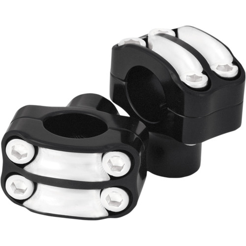 RSD Nostalgia 4-Bolt Contrast Cut 1" Handlebar 1" Risers (0208-2050-BM)