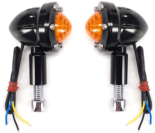 RSD Tracker Black Front Turn Signals (0207-2018-B)
