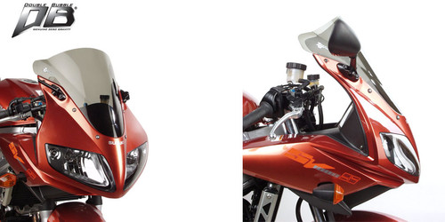 Zero Gravity Double Bubble Dark Smoke Windscreen (16-113-19)