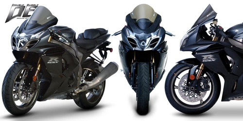 Zero Gravity Double Bubble Dark Smoke Windscreen (16-172-19)