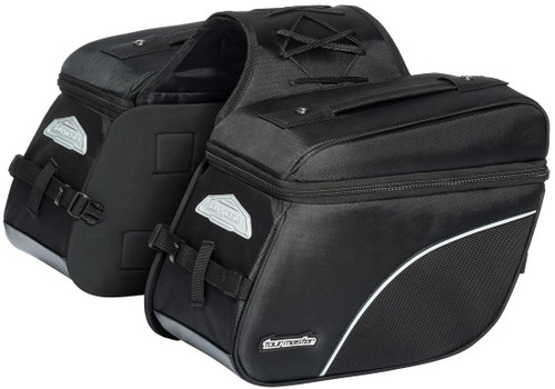 Tourmaster Nylon Cruiser IV Slant Saddlebag Black MD (HT17026)