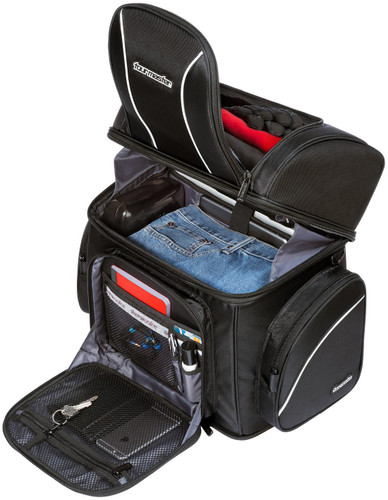 Tourmaster Nylon Cruiser IV Large Sissybar Bag Black (HT-17014)