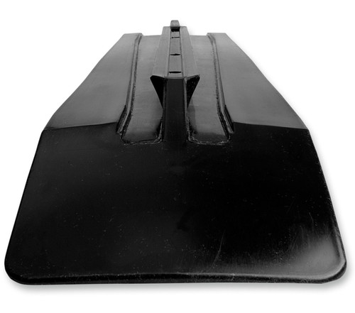 Slydog Powder Hound 7" Wide Black Snowmobile Skis (PH7SOLBLK)