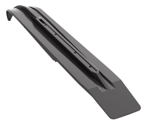 Slydog Powder Hound 7" Wide Black Snowmobile Skis (PH7SOLBLK)