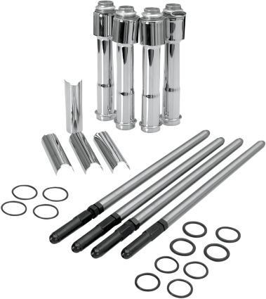 S&S Pushrods w/Covers Adjustable (930-0024)