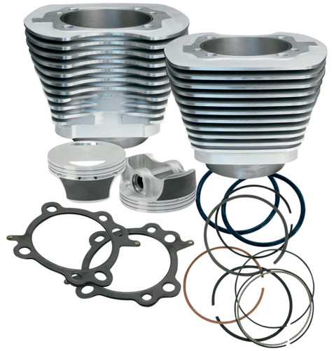 S&S 97" Big Bore Silver Cylinder & Piston Kit (910-0201)
