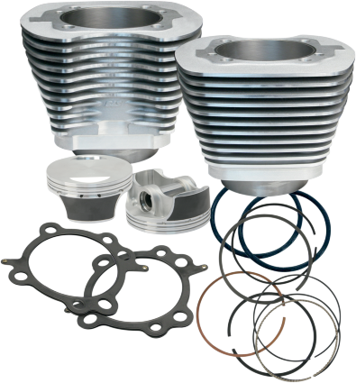 S&S 106" Big Bore Kit Silver (910-0202)