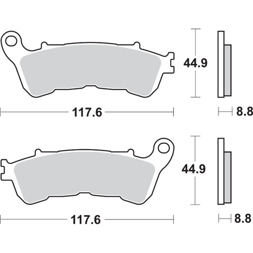SBS HS - Sintered Brake Pads (828HS)