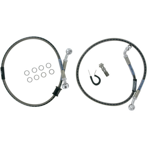 Russell CycleFlex Stainless Steel Front Brake Two-Line Race Kit (R09206)