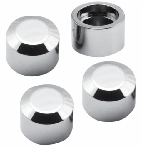 S&S Magnetic Chrome Headbolt Covers (50-0333)