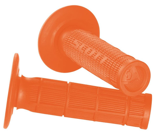Scott Radial Half Waffle Orange MX Grips (233927-0036)