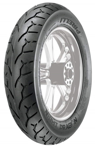 Pirelli Night Dragon Reinforced Bias-Ply Front Tire 120/70B-21 (4405000)
