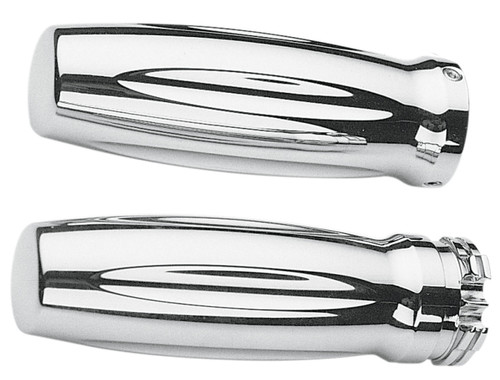 Pro-One Chrome Millenium Billet Aluminum Handlebar Grips (501310)