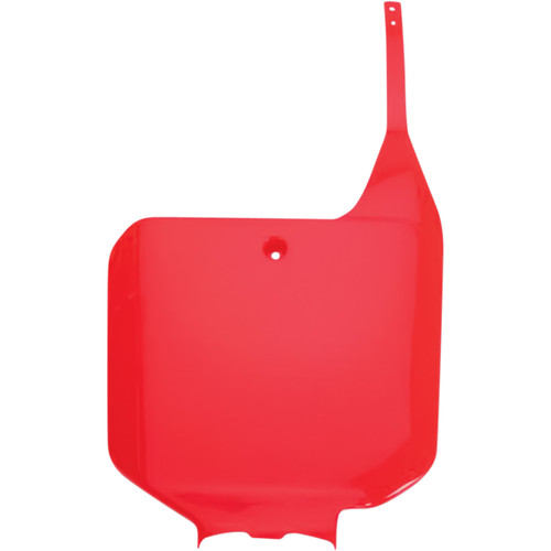 UFO Red Plastic Front Number Plate (HO02674-067)