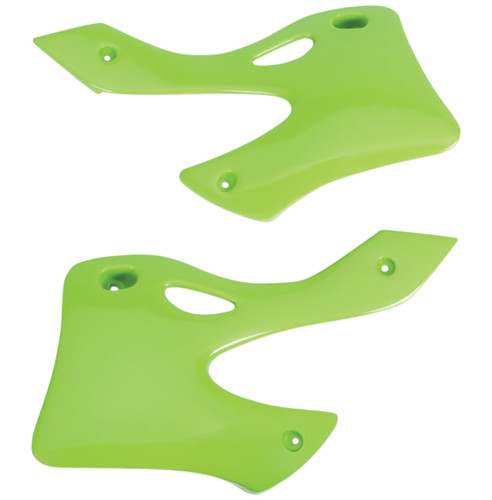 UFO KX Green Plastic Radiator Shrouds/Covers (KA03720#026)