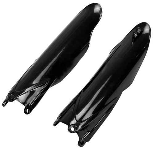 UFO Black Plastic Front Fork Tube Protectors (YA04814#001)