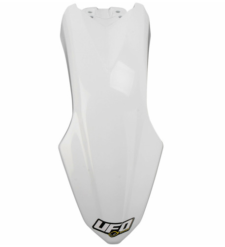 UFO Front Fender | White Plastic | '10-26 Kawasaki KLX110 (KA04714#047)