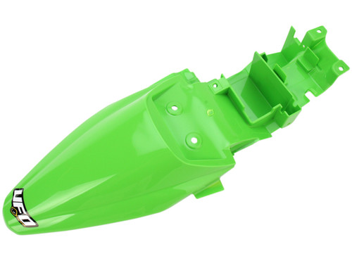 UFO Rear Fender | Green Plastic | '10-26 Kawasaki KLX110 L/R (KA04715#026)