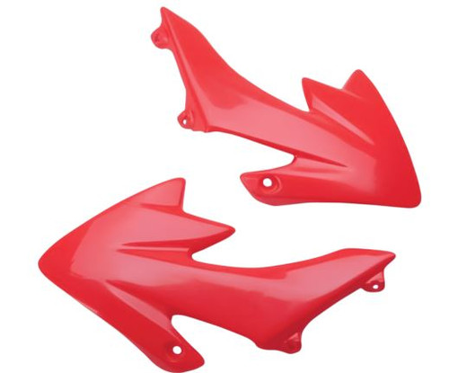 UFO Red Plastic Radiator Shrouds/Covers (HO03643#070)